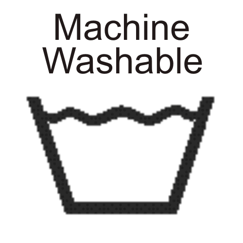 Machine Washable Emblem Soft toy label with a sitting Teddy Bear design. Printed with your details.