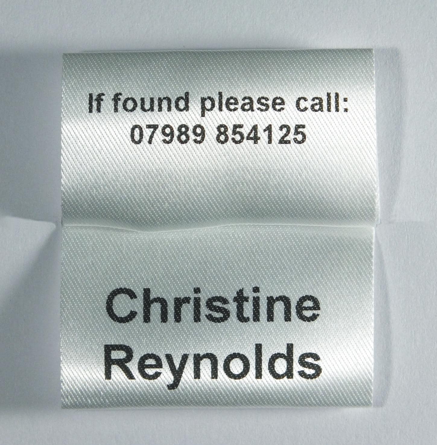Sew in name Tapes from Nametapes Direct can help prevent changing room mix-up's