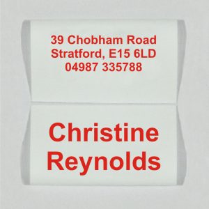 Anti-Fray sew-in name labels from Nametapes Direct can help prevent changing room mix-up's