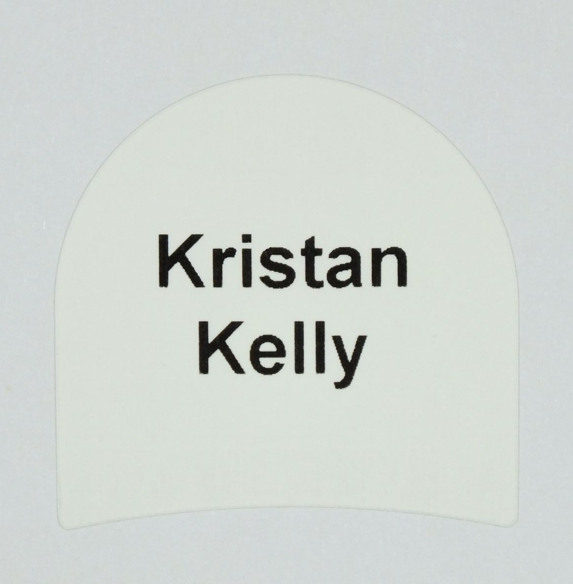 Adult / youth shoe label printed with your name | ideal for sports shoes and boots.