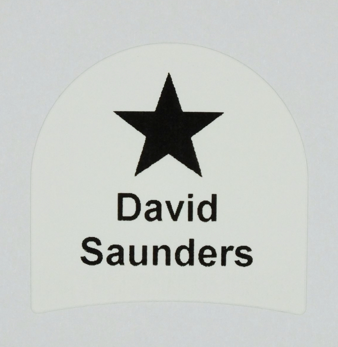Your a Star with these Heel shaped school shoe labels.