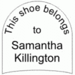 This shoe belongs to.